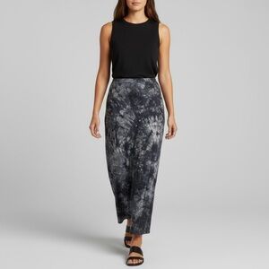 Buttercream Clothing • Made in Canada Maxi Tie-Dye Bamboo Cotton Skirt Size XL